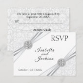 75e Diamond Jubileum - RSVP Kaartje (Voorkant / Achterkant)