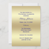 75e foto Verjaardagsfeestje Uitnodiging Marine 75 (Achterkant)