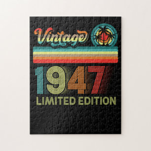 75e geboortedag Mannen 75 jaar oud 1947 Legpuzzel