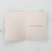  75e Georgische Dame Floral Birthday Kaart (Binnen)