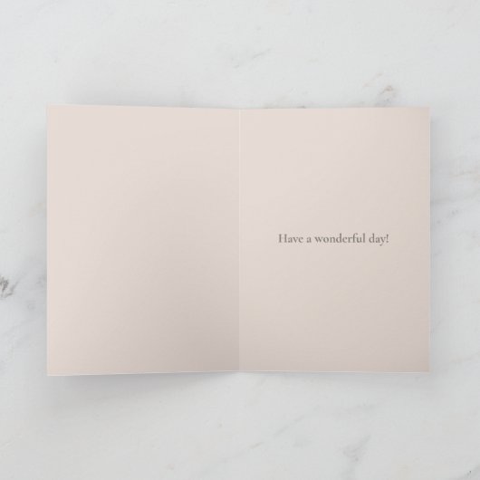  75e Georgische Dame Floral Birthday Kaart (Binnen)