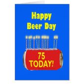 75e Happy Beer Day Verjaardag (Voorkant)