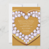 75e huwelijksfeest nodigt hartefeest uit kaart (Achterkant)