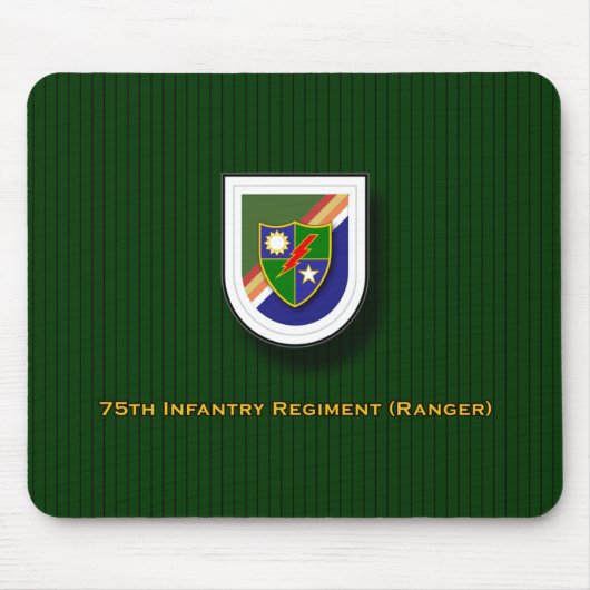 75e InfanterieRegiment - Rangers flash Muismat (Voorkant)