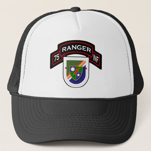 75e infanteriestelsel - Ranger - 1e bataljon Trucker Pet (Voorkant)