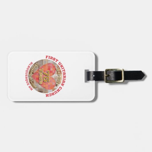 75e Jubileum Bagagelabel (Voorkant horizontaal)