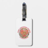 75e Jubileum Bagagelabel (Achterkant verticaal)