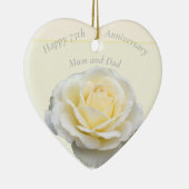 75e Jubileum bewerkbaar Keramisch Ornament (Rechts)