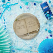 75e Jubileum Boek Papieren Bordje (Feest)