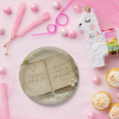 75e Jubileum Boek Papieren Bordje (Feest)