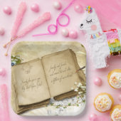 75e Jubileum Boek Papieren Bordje (Feest)