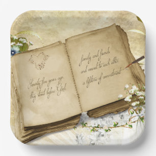 75e Jubileum Boek Papieren Bordje