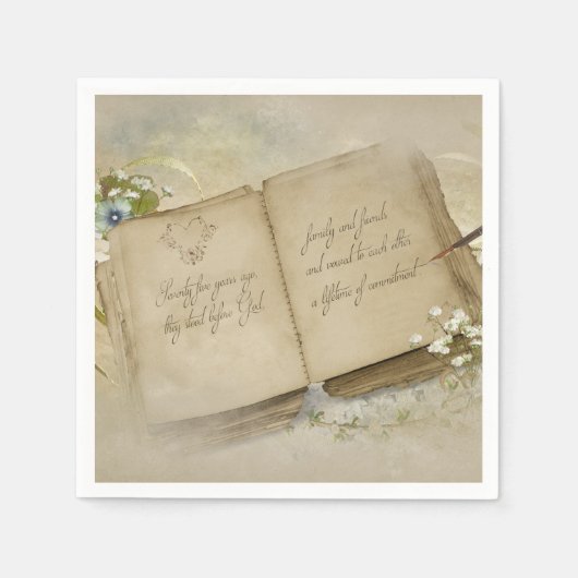 75e Jubileum Boek Servet (Voorkant)