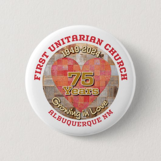 75e Jubileum Button (Voorkant)