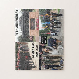 75e Jubileum feestvieren Puzzle Desert Rat Legpuzzel