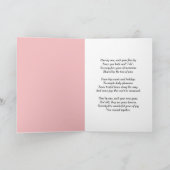 75e Jubileum Rose Bouquet op zwart Kaart (Binnen)