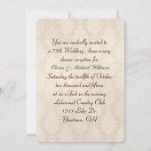 75e Jubileum Rozen Kaart (Achterkant)