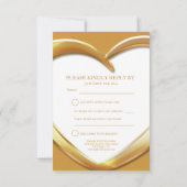 75e jubileum trouwdag hart antwoord kaart (Achterkant)