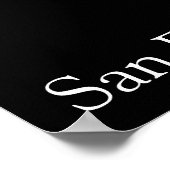 75e Jubileum van de Golden Gate Bridge Poster (Hoek)