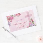 75e Jubileum van het religieuze leven Katholieke n Rechthoekige Sticker (Envelop)