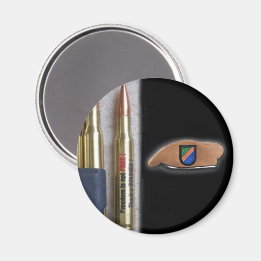 75e legerveteranen patchen m60 koelkast Magnet (Voorkant / Achterkant)