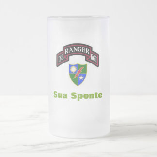 75e legerwoede, voorgevroren Beer Stein Matglas Bierpul