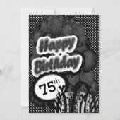 75e mijlpaal verjaardag kaart (Voorkant)