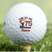 75e Plaid Gift voor Stepdad – FORGET Age Golfballen