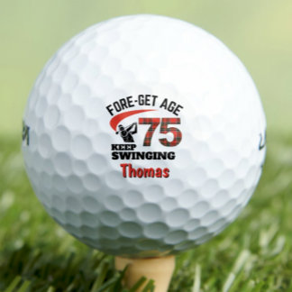75e Plaid Gift voor Stepdad – FORGET Age Golfballen