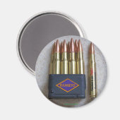 75e Ranger Patch Veteraan WW2 Magnet Garand M1 (Voorkant / Achterkant)