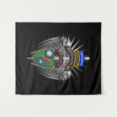 75e Ranger Regiment 3e Bataljon (3e Bat) Wandkleed (Voorkant (horizontaal))