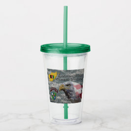 75e Ranger Regiment Afghaans gevechtsveteraan Acryl Drinkbeker