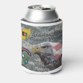 75e Ranger Regiment Afghaans gevechtsveteraan Blikjeskoeler (Blikje Achterkant)