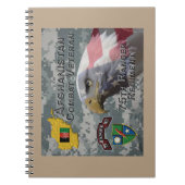 75e Ranger Regiment Afghaans gevechtsveteraan Notitieboek (Voorkant)
