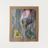 75e Ranger Regiment Afghaans gevechtsveteraan Wandkleed (Voorkant)