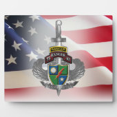 75e Ranger Regiment Afghanistan Veteraan Fotoplaat (Voorkant)