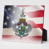 75e Ranger Regiment Afghanistan Veteraan Fotoplaat (Zijkant)