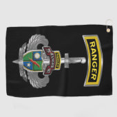 75e Ranger Regiment Afghanistan Veteraan Golfhanddoek (Horizontaal)