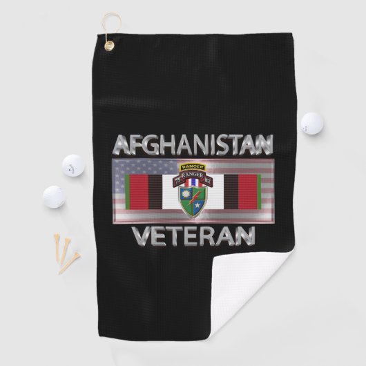 75e Ranger Regiment Afghanistan Veteraan Golfhanddoek (Insitu)