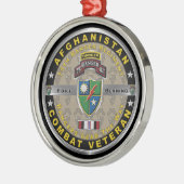 75e Ranger Regiment Afghanistan Veteraan Metalen Ornament (Links)