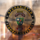 75e Ranger Regiment Afghanistan Veteraan Raamsticker (Vel 2)