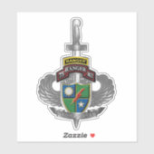 75e Ranger Regiment Afghanistan Veteraan Sticker (Vel)