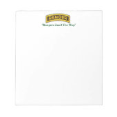 75e Ranger Regiment Airborne Rangers Veterans Notitieblok (Voorkant)