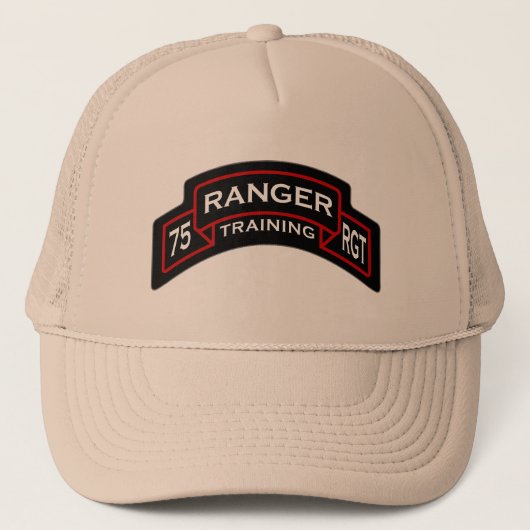 75e Ranger Regiment - Airborne - Trainingsrol Trucker Pet (Voorkant)