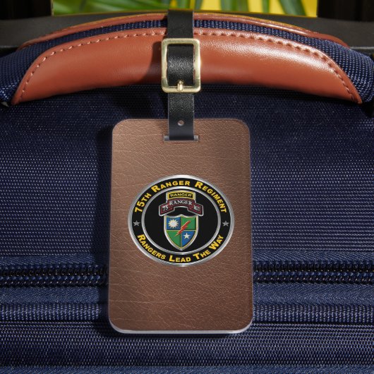 75e Ranger Regiment Bagagelabel (Voorkant Insitu 2)