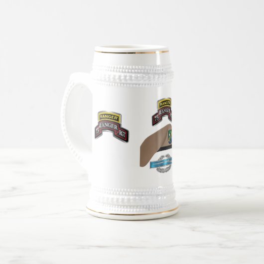 75e Ranger Regiment CIB Bierpul (Voorkant links)