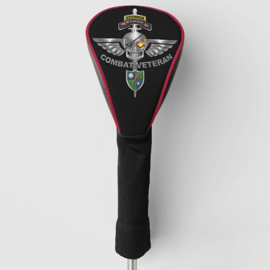75e Ranger Regiment "Combat Veteran" Golfheadcover (Voorkant)