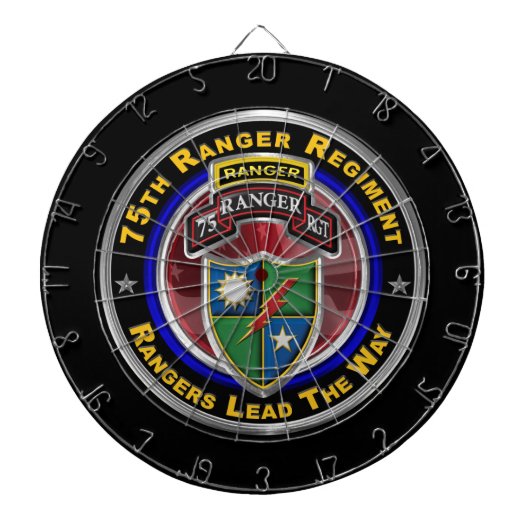 75e Ranger Regiment Dartbord (Voorkant)