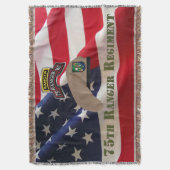 75e Ranger Regiment Deken (Voorkant Verticaal)