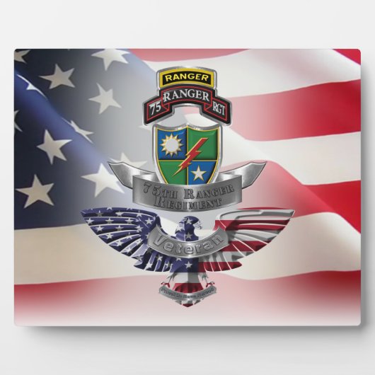 75e Ranger Regiment Fotoplaat (Voorkant)